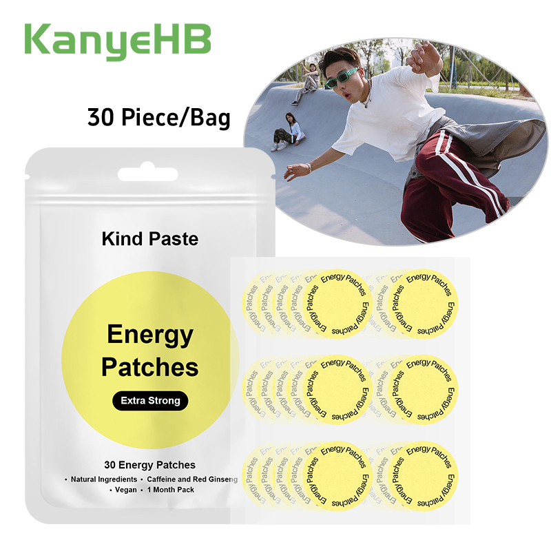 Herbal Zone - 30 個 = 1 バッグボディパッチは持続的なエネルギーを提供し、肉体疲労を遅らせるハーブエキスエネルギーパッチは代謝をサポートします W053